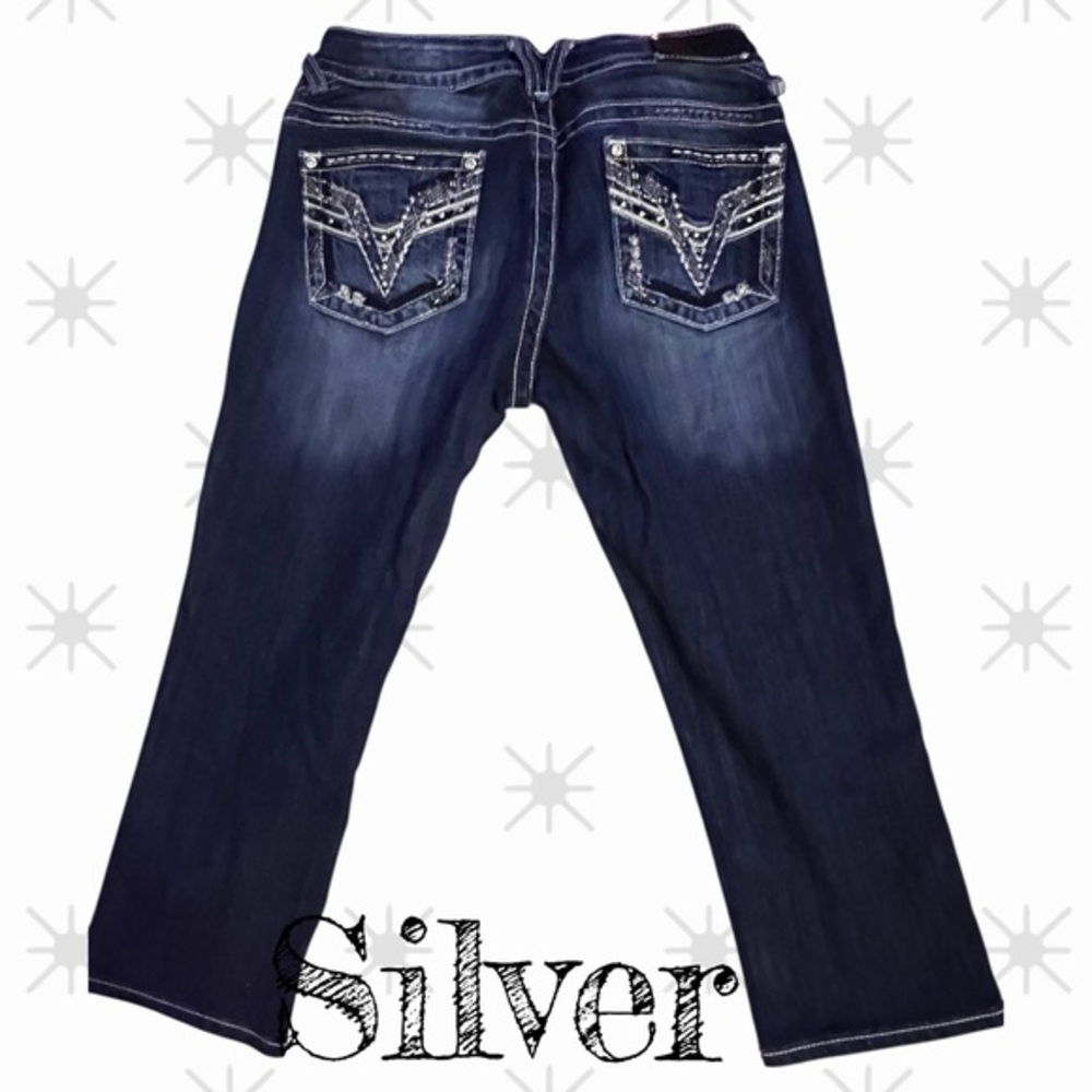Vigoss Women's Dark Blue Boot Cut Jeans